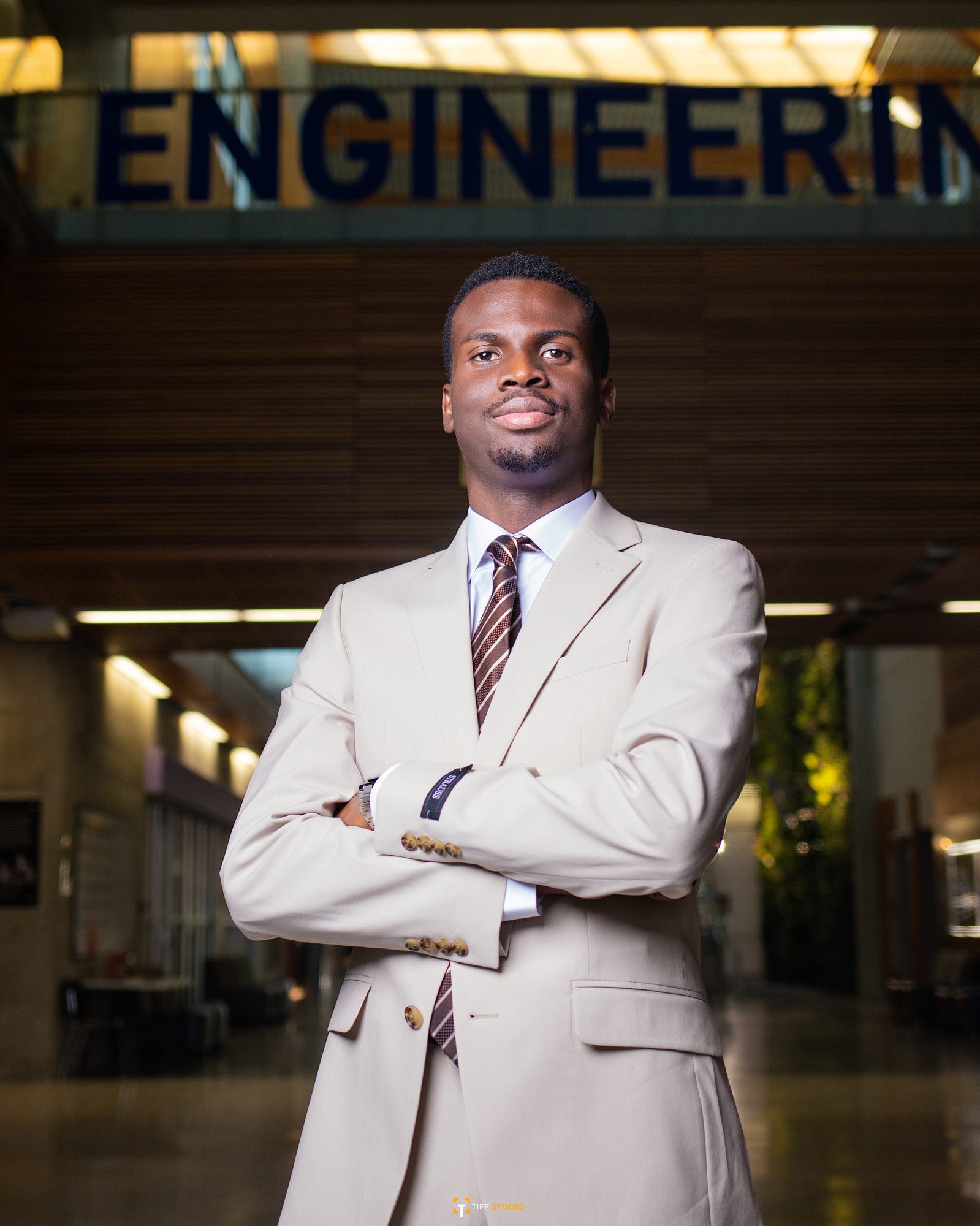 Engineering graduate portrait